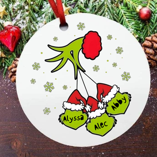 Grinch Holiday Ornament